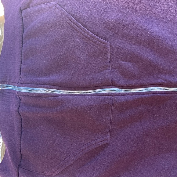 American Apparel F497 Plum/Maroon Hoodie Men’s M - Picture 5 of 7